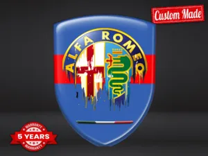 Alfa Romeo Autocollants Logo Perso Résistants Édition Limitée